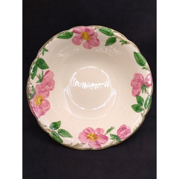 Vintage Franciscan Earthenware Desert Rose Round Serving Bowl 8.75"  Across - Picture 1 of 11
